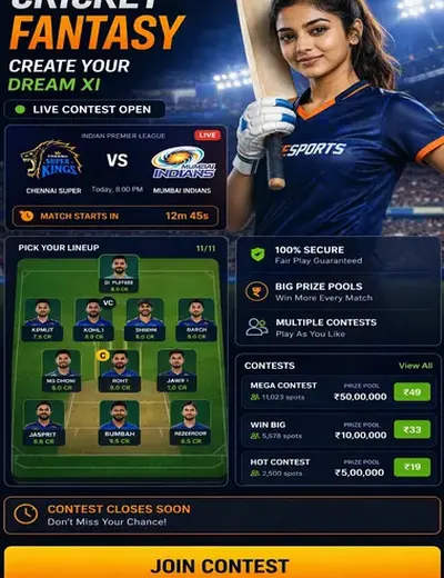 Brnovibet (br novibet) fantasy cricket & matchday visual 3